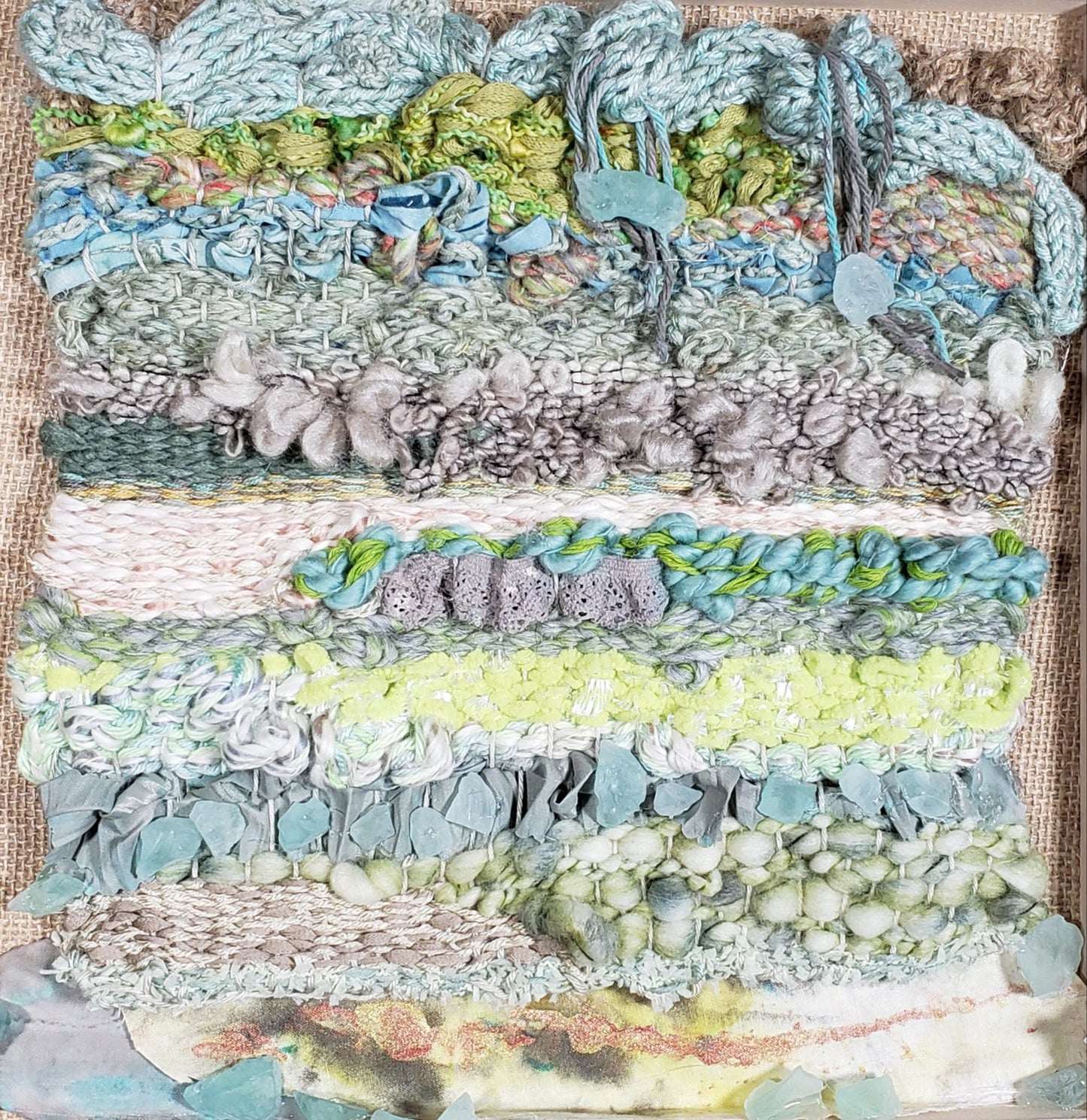Free Form Weaving On A Small Loom