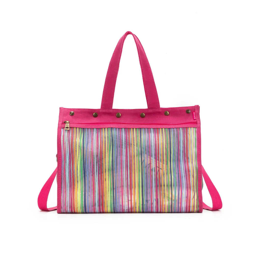 della Q Rainbow Maker's Mesh Tote