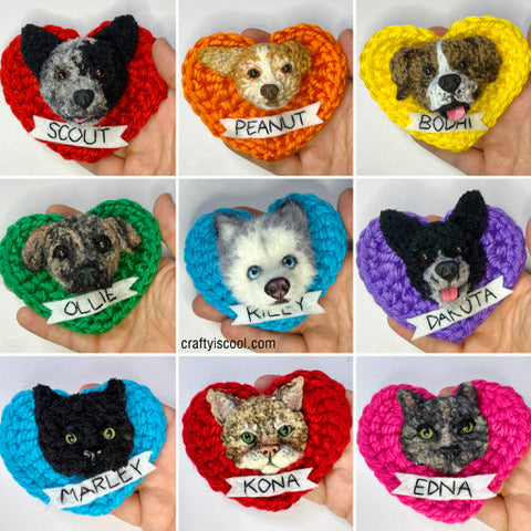 Crochet Portrait Ornament Class