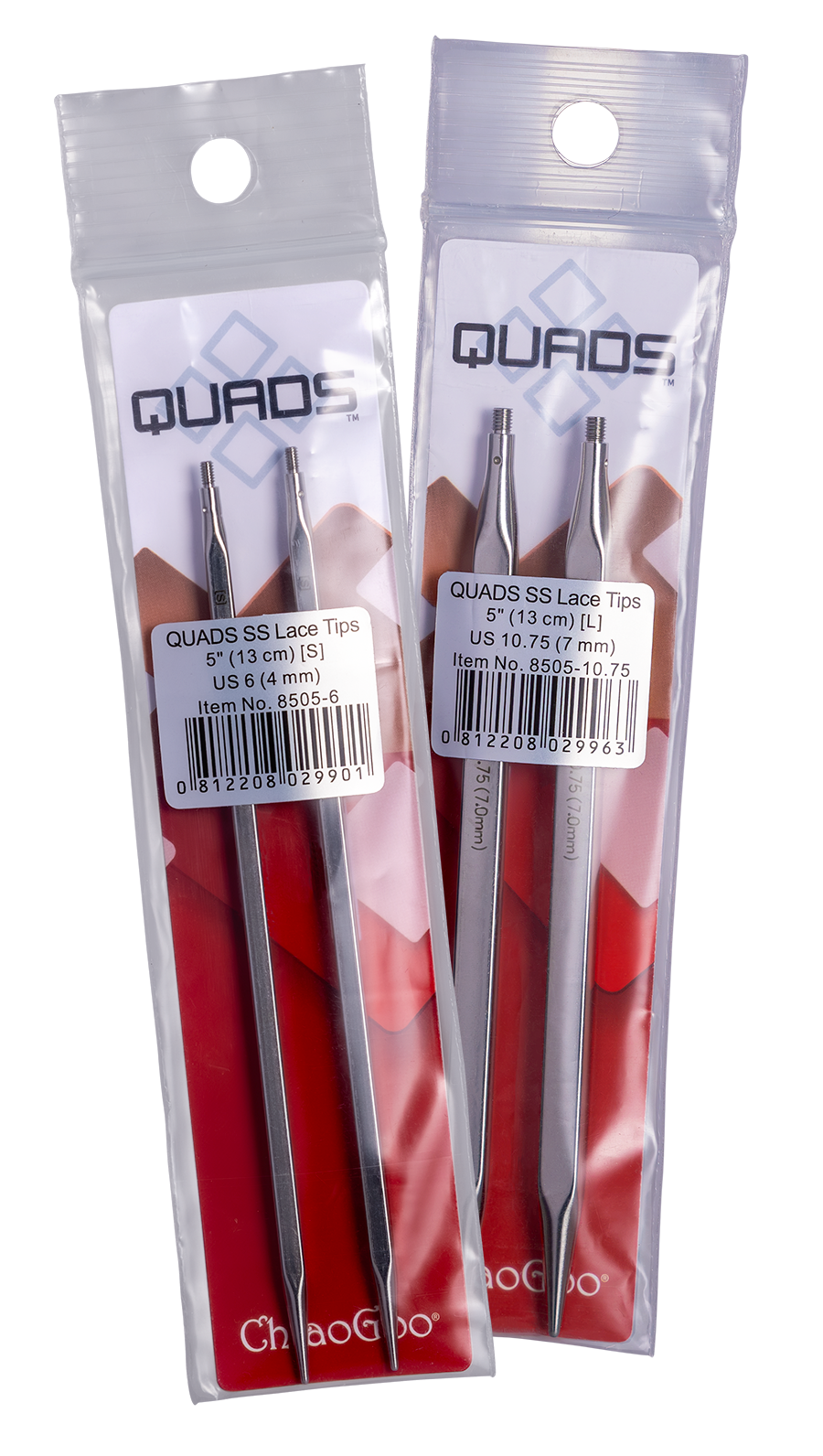 Chiaogoo Quads Stainless Steel Interchangeable Needles