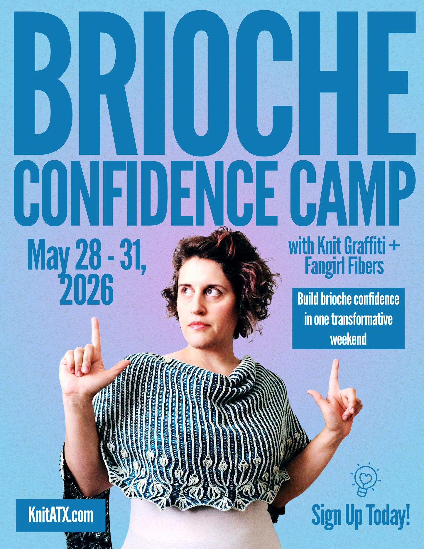Camp Knit ATX - Brioche Confidence Camp