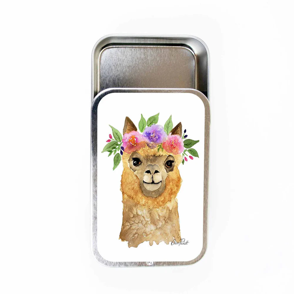 Twice Sheared Sheep Stitch Marker Storage Tin Large