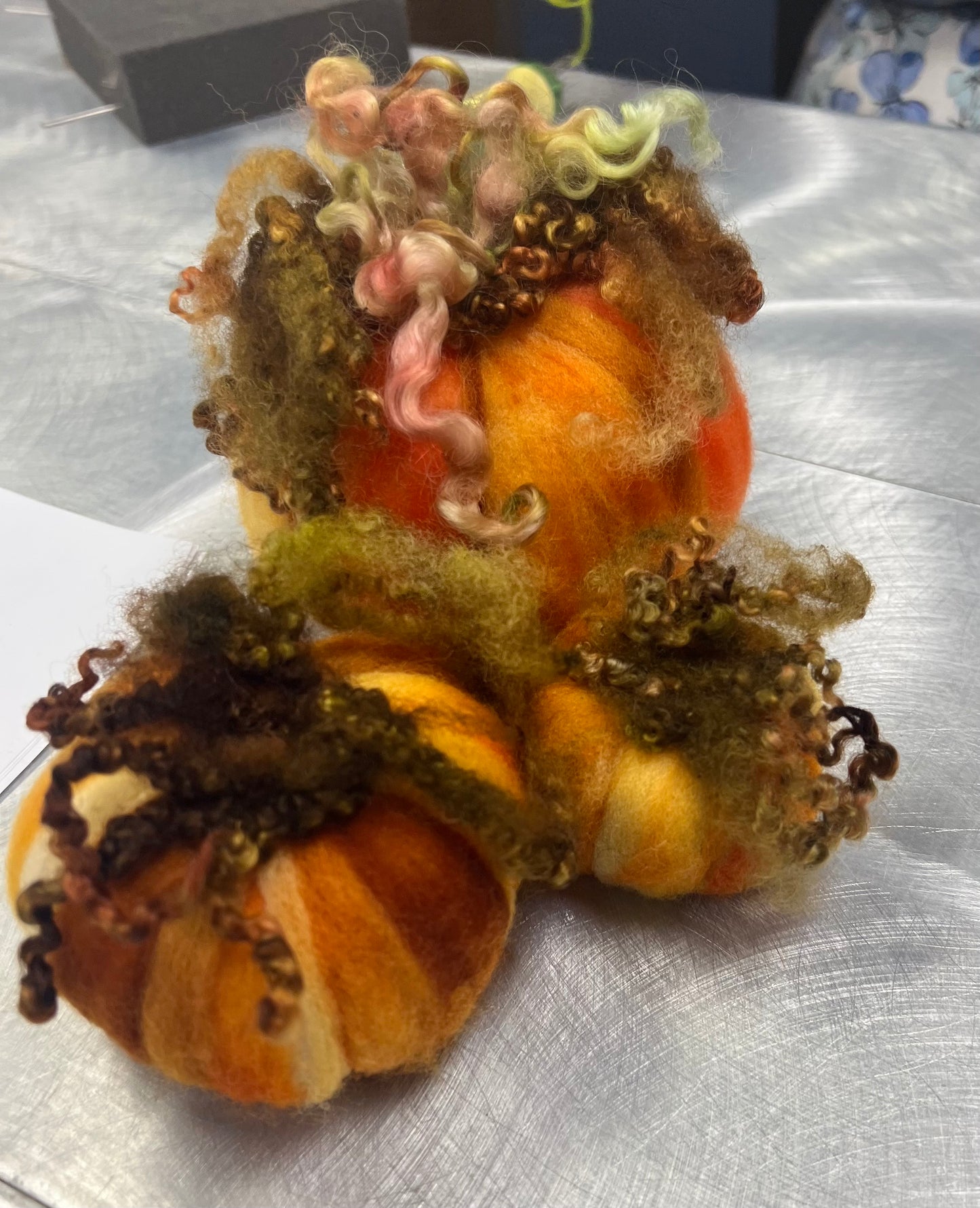 Perfect Felted Fall Pumpkins
