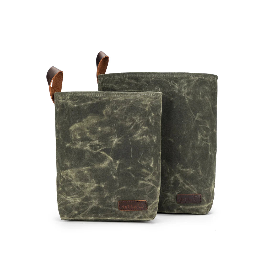 della Q Maker's Canvas Knit Sacks - Olive