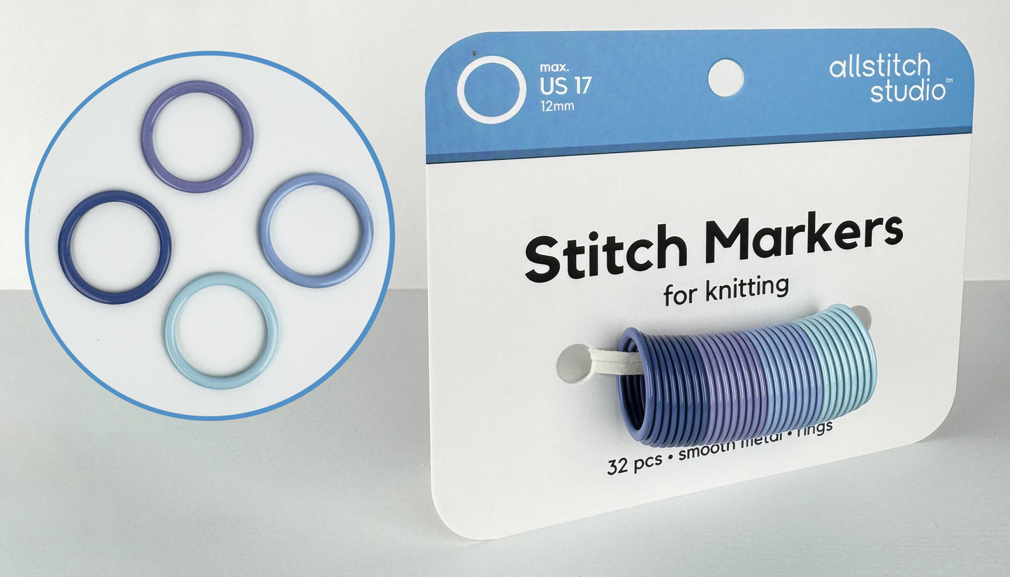 Allstitch Studio Metal Ring Stitch Markers