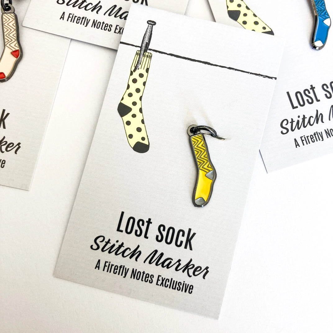 Firefly Notes Lost Sock Single Stitch Marker/Progress Keeper
