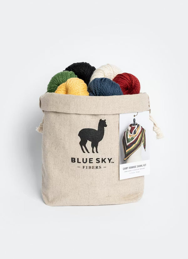 Blue Sky  Camp Ivanhoe Shawl Kit