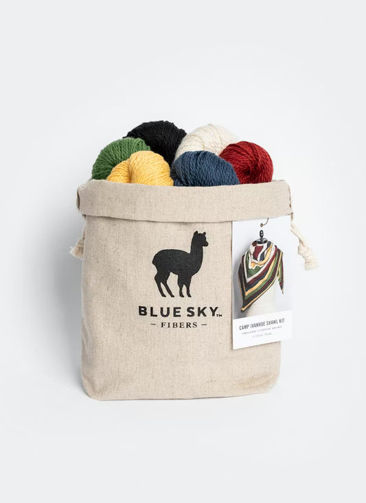 Blue Sky  Camp Ivanhoe Shawl Kit