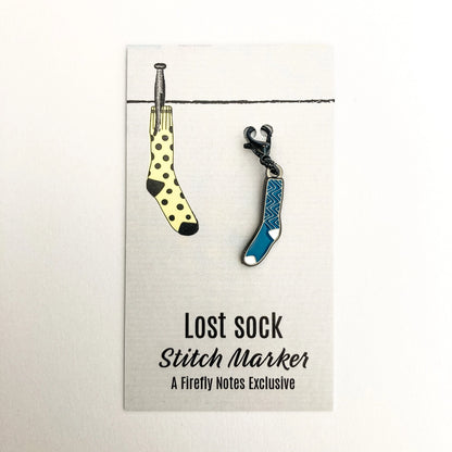 Firefly Notes Lost Sock Single Stitch Marker/Progress Keeper