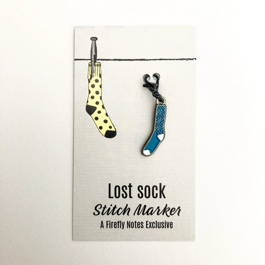 Firefly Notes Lost Sock Single Stitch Marker/Progress Keeper