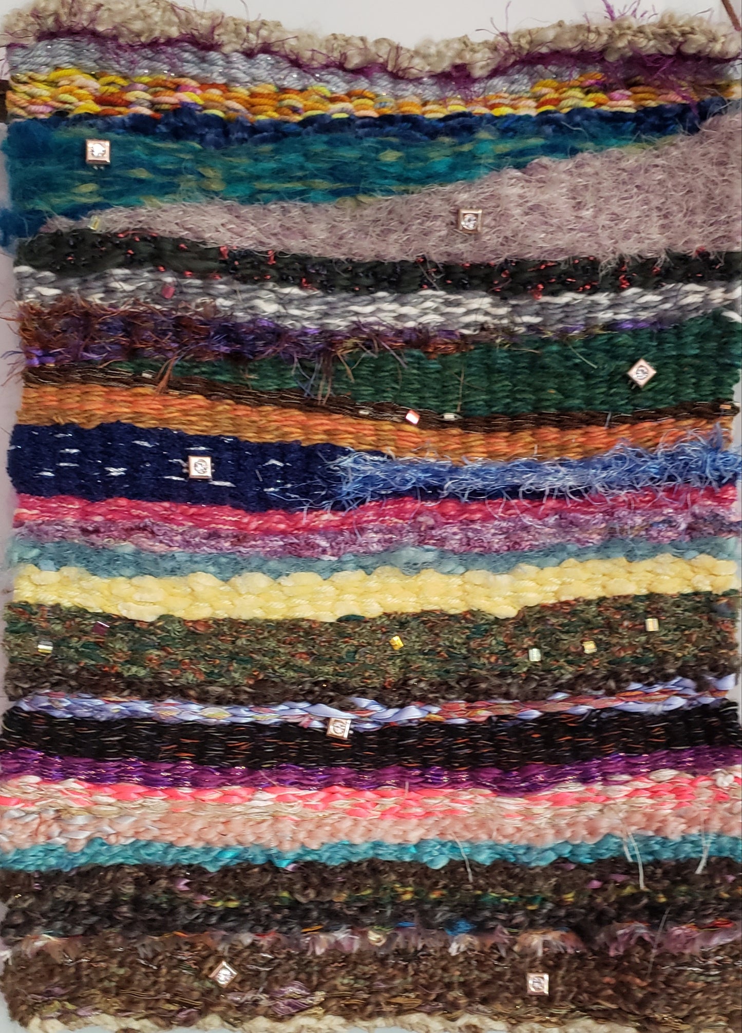 Free Form Weaving On A Small Loom