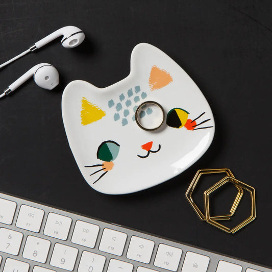 Danica Studio Meow Meow Cat Trinket Tray