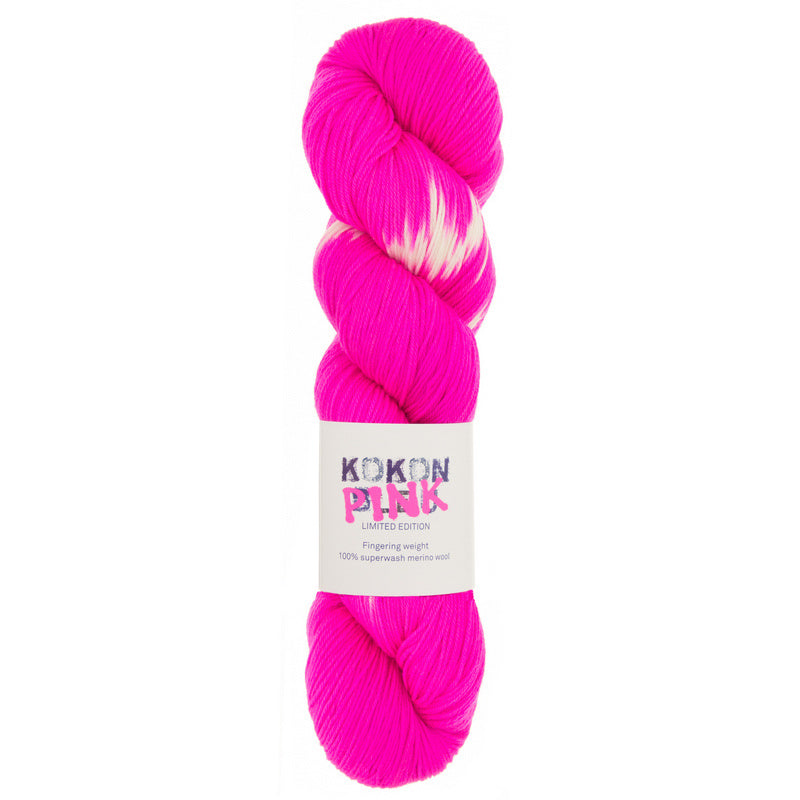 Kokon Pink Fingering Weight Yarn