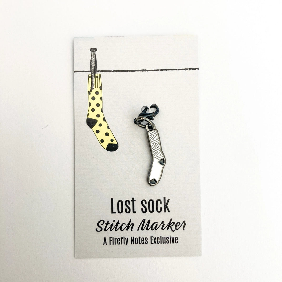 Firefly Notes Lost Sock Single Stitch Marker/Progress Keeper