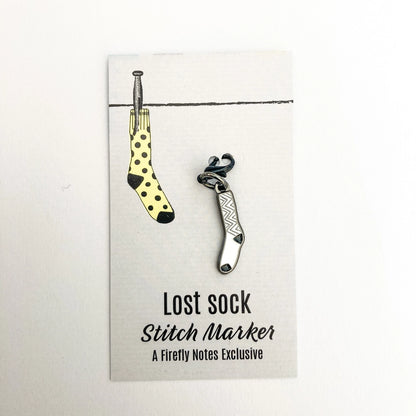 Firefly Notes Lost Sock Single Stitch Marker/Progress Keeper