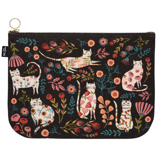 Danica Studio Catbloom Large Zipper Pouch