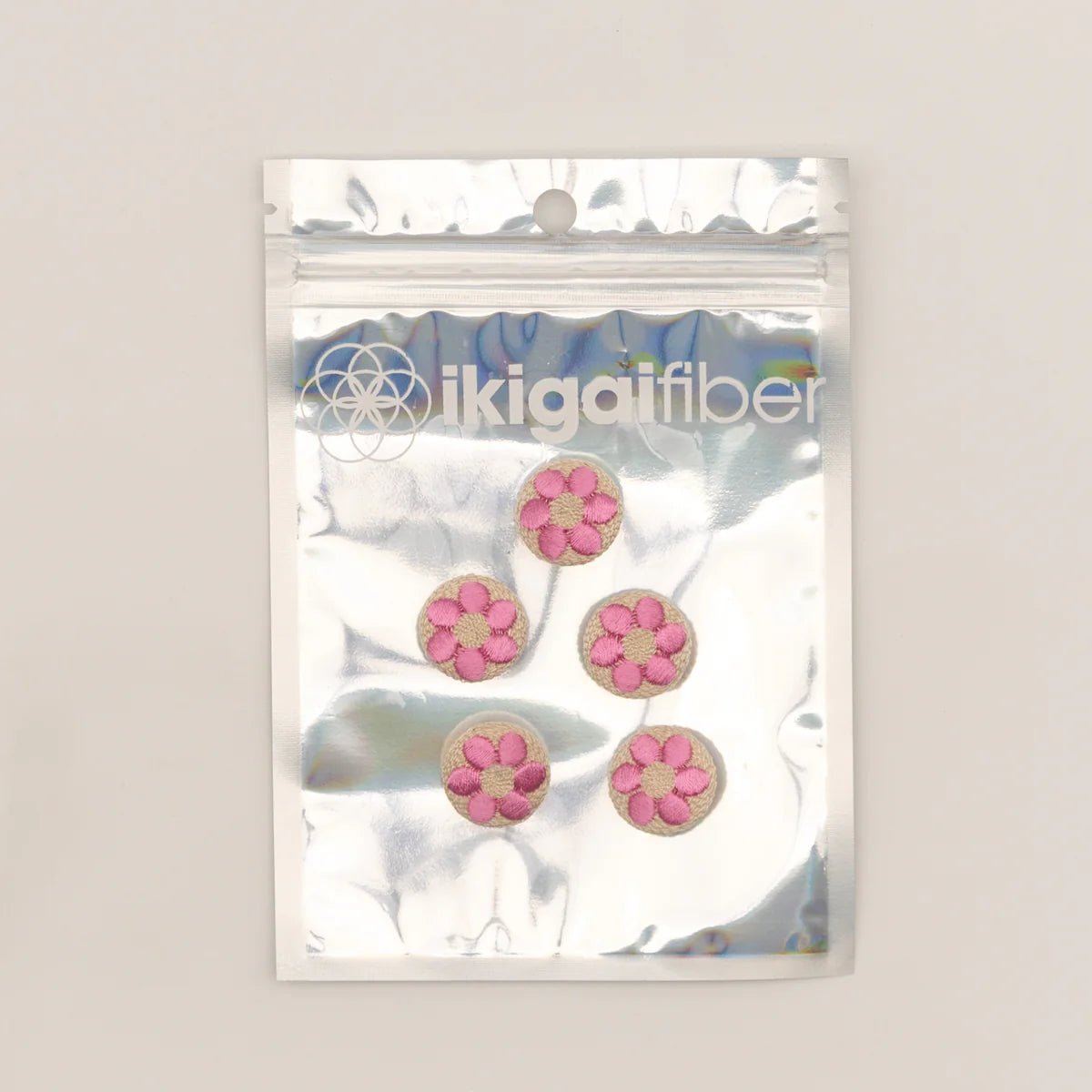 Ikigai Fiber Embroidered Buttons