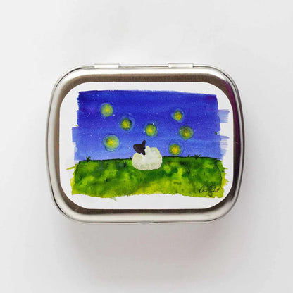 Twice Sheared Sheep Stitch Marker Storage Tin