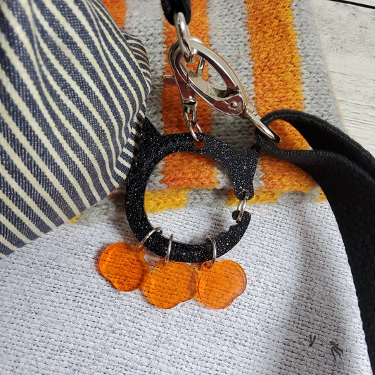 Katrinkles Acrylic Cat Stitch Marker Holder