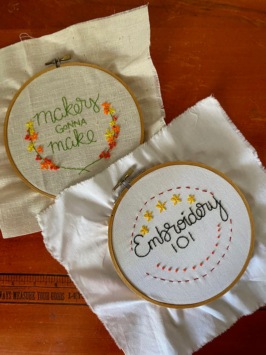 Intro to Embroidery