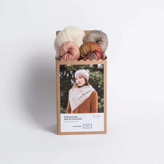 Malabrigo Holiday Kit -Entramado Hat & Cowl Kit