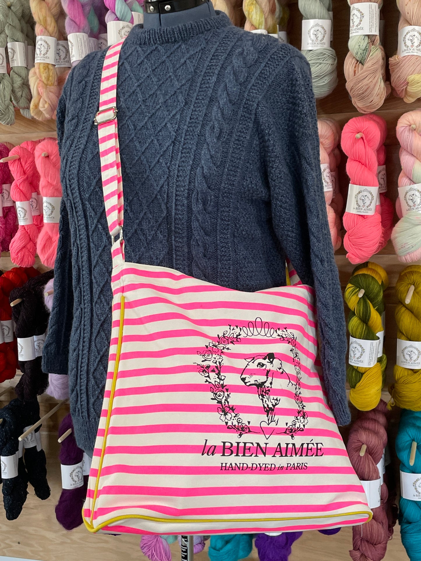 La Bien Aimee - Aimee's Striped Bag