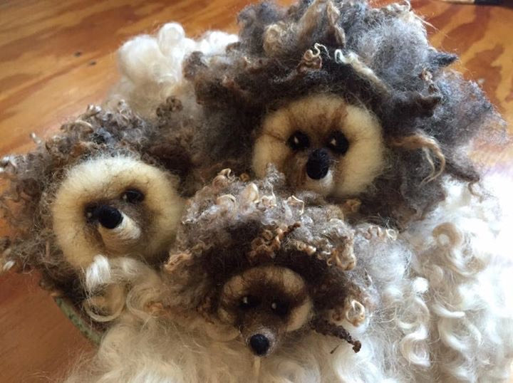 Needle Felted Hedgehogs