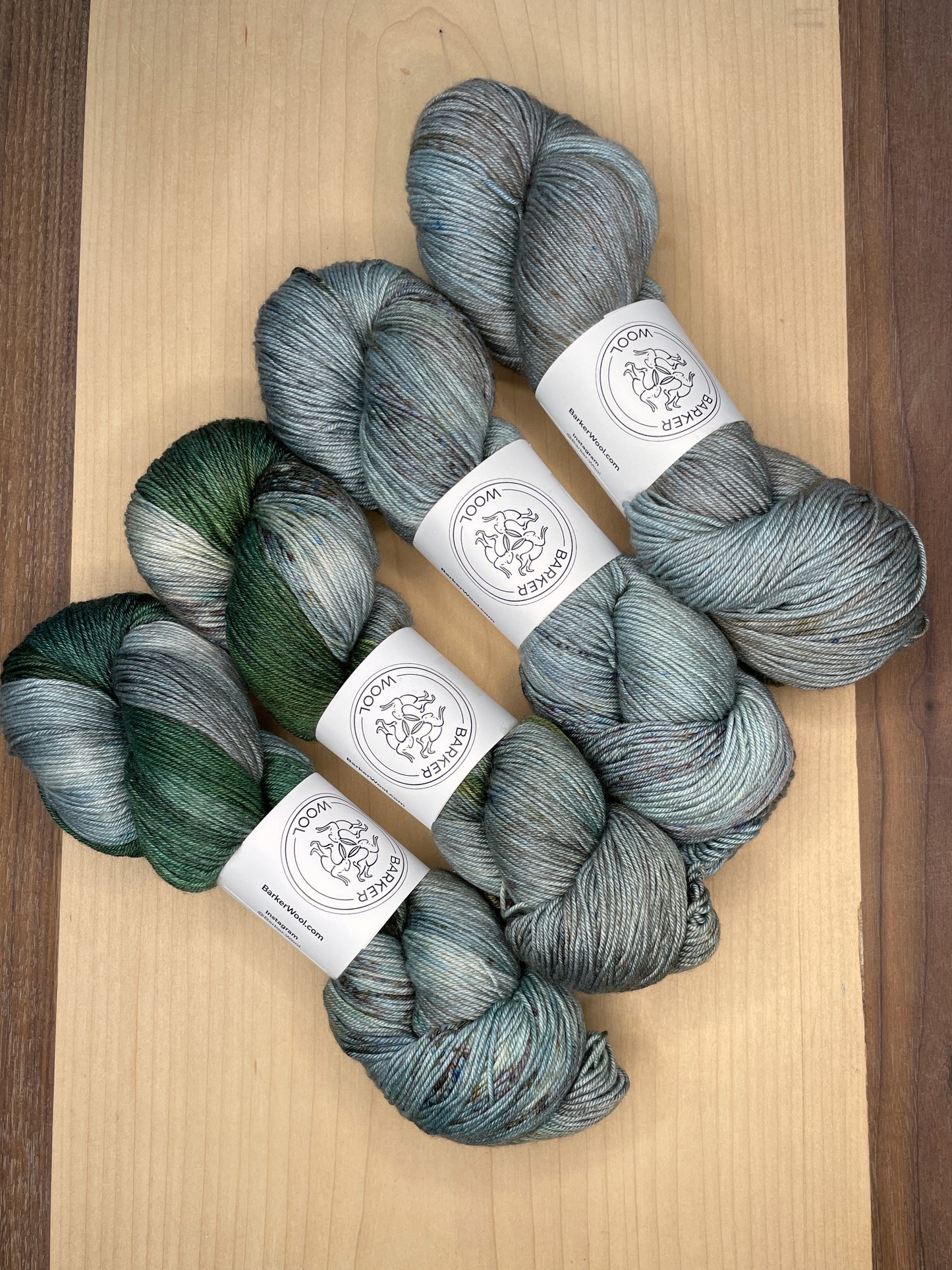 Barker Wool  Parquet Shawl Kit