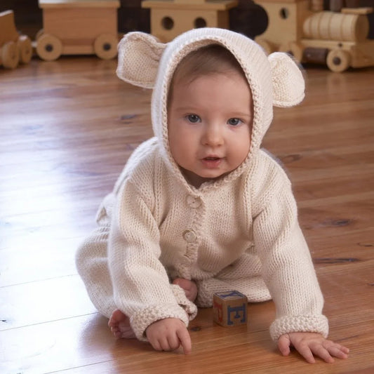 Appalachian Baby Lamb's Ear Cardigan Knit Kit