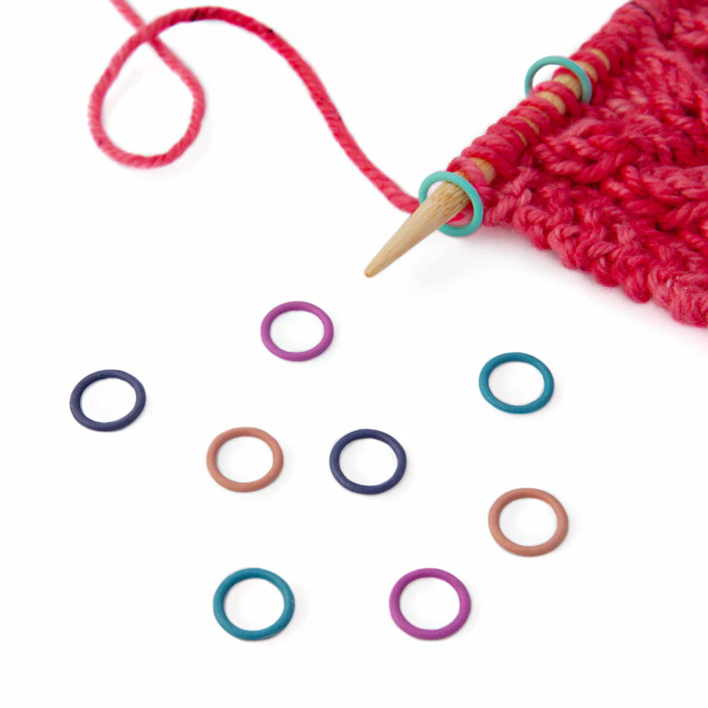 Twice Sheared Sheep Simple Rainbow Ring Stitch Markers
