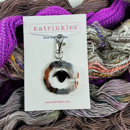 Katrinkles Acrylic Sheep Stitch Marker Holder  Bag Charm