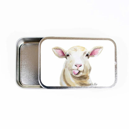 Twice Sheared Sheep Stitch Marker Storage Tin Large