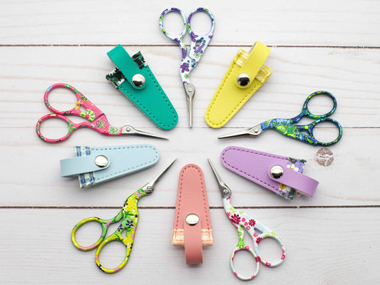 Fox & Pine Colorful Scissors & Sheaths