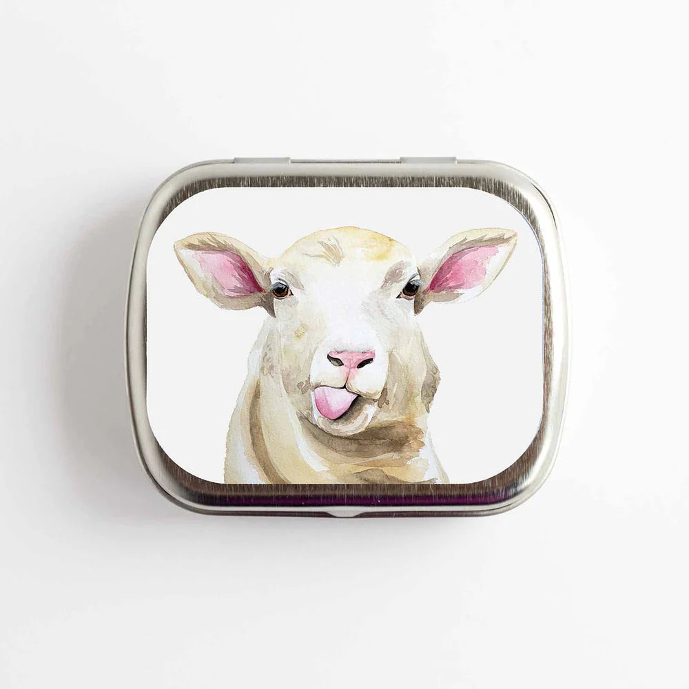 Twice Sheared Sheep Stitch Marker Storage Tin