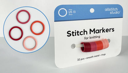 Allstitch Studio Metal Ring Stitch Markers