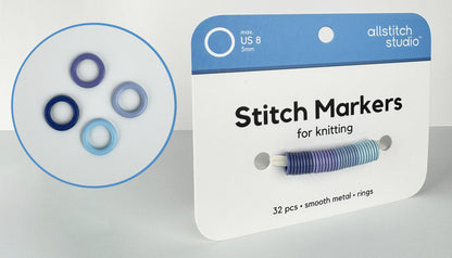 Allstitch Studio Metal Ring Stitch Markers