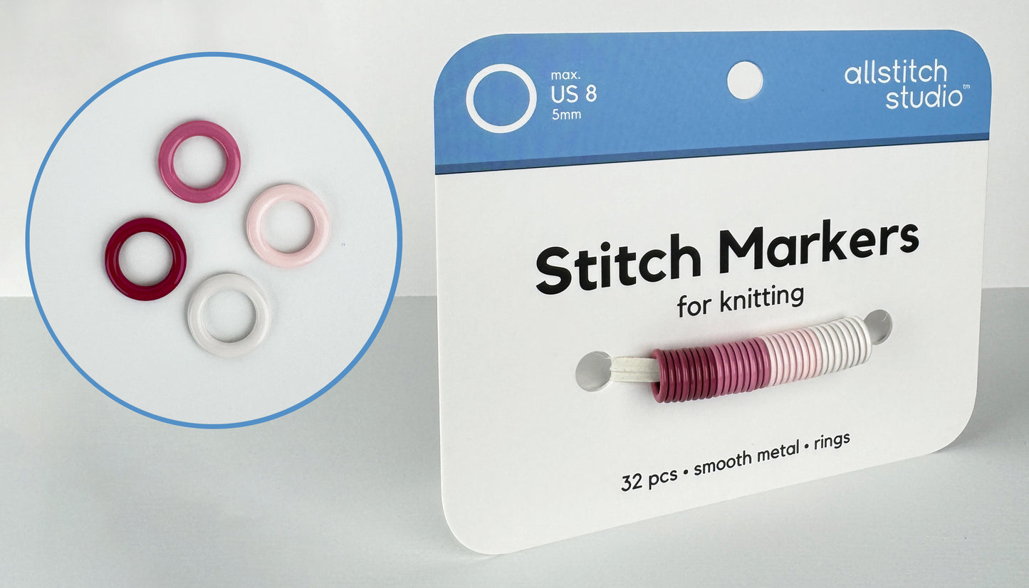 Allstitch Studio Metal Ring Stitch Markers