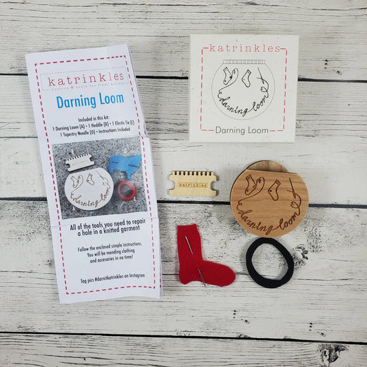 Katrinkles Small Darning & Mending Loom Kit