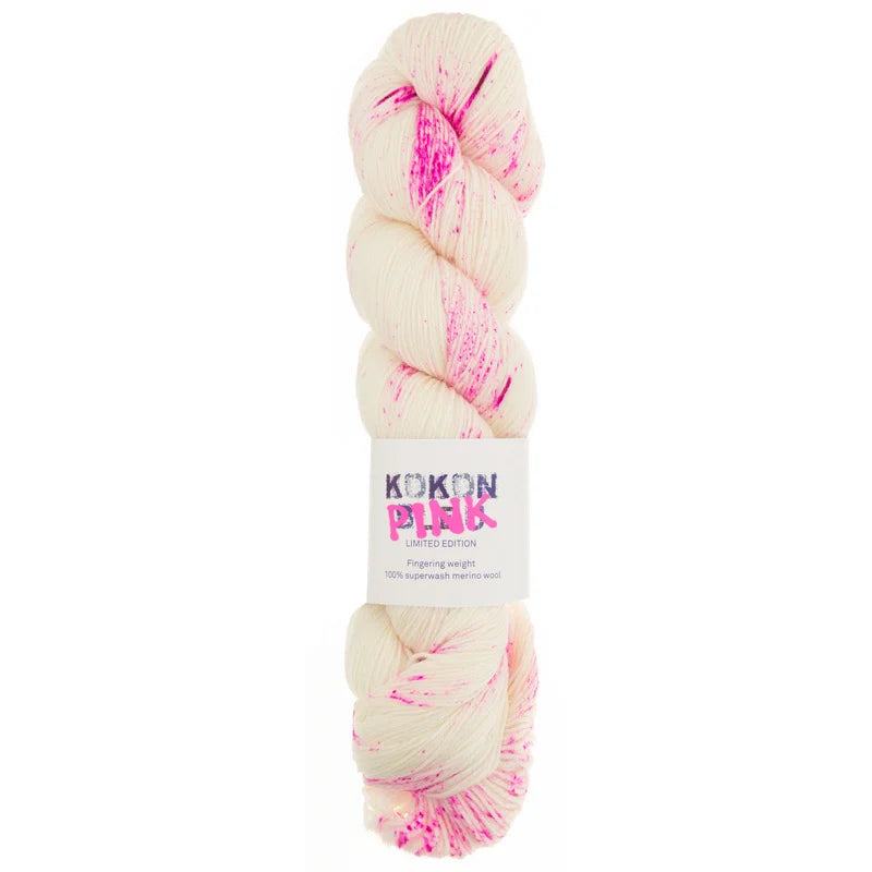 Kokon Pink Fingering Weight Yarn