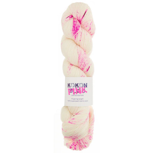 Kokon Pink Fingering Weight Yarn