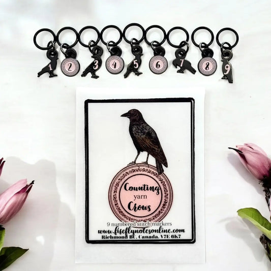 Firefly Notes Counting(Yarn) Crows Stitch Marker Set
