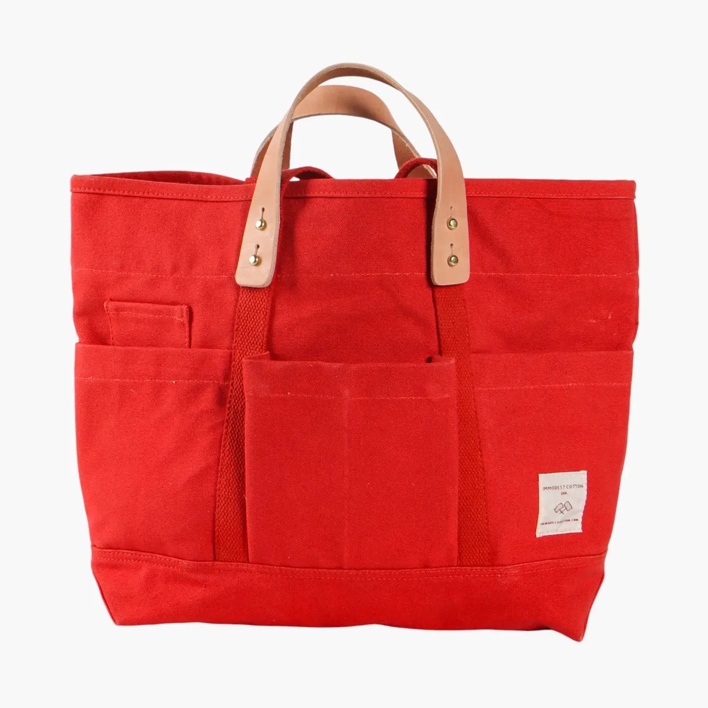 Immodest Cotton Construction Tote