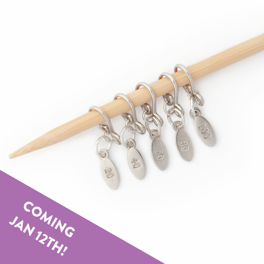 Twice Sheared Sheep Cast On Counting Stitch Markers - Count by 20s