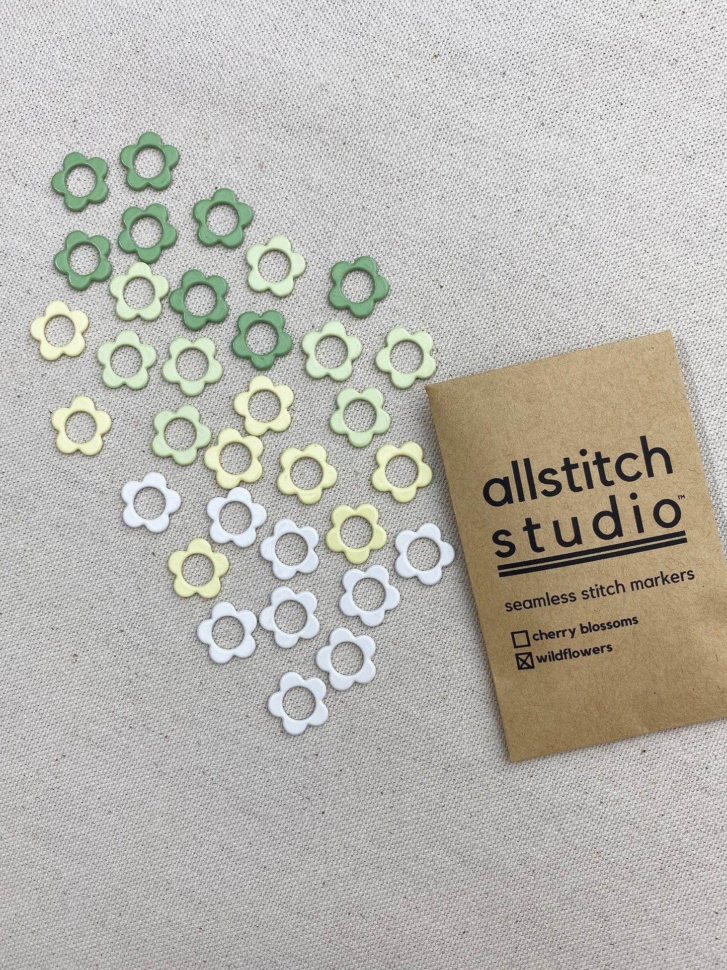 Allstitch Studio Flower Rings Stitch Markers