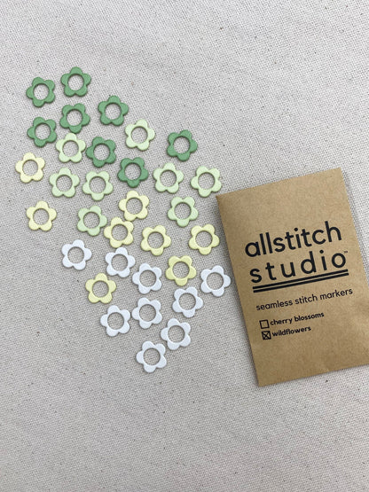 Allstitch Studio Flower Rings Stitch Markers