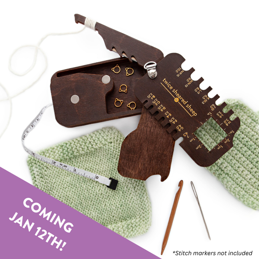Twice Sheared Sheep - Stitch Scout Multi-Tool for Knitters & Crocheters