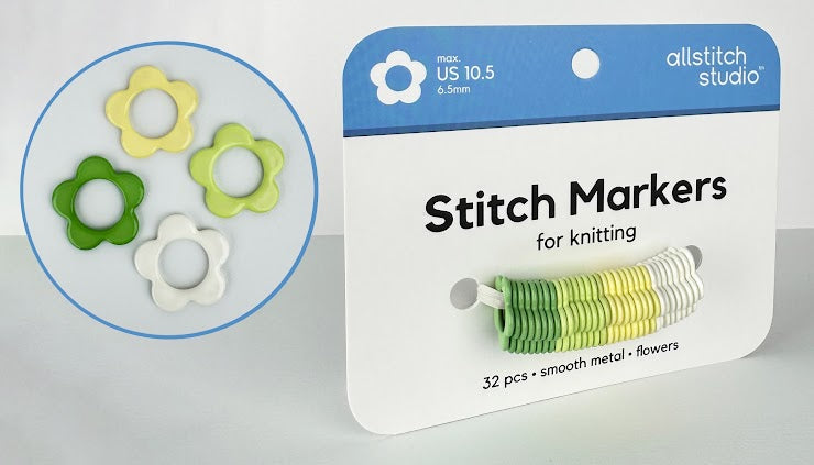 Allstitch Studio Flower Rings Stitch Markers