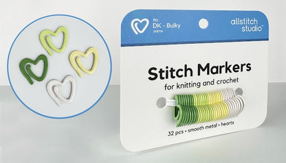 AllStitch Studio Removable Heart Stitch Markers